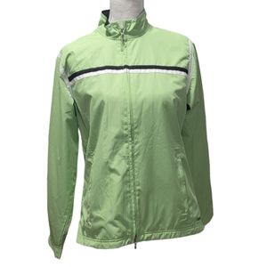 Lime Izod Windbreaker Jacket